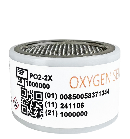 PO2-24 Percent Oxygen Sensor fuel cell for industrial process gas analysis.