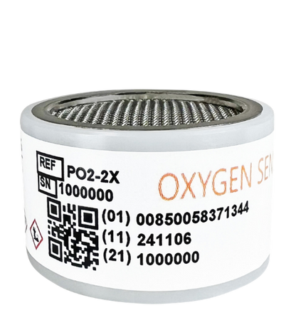 PO2-24 Percent Oxygen Sensor fuel cell for industrial process gas analysis.