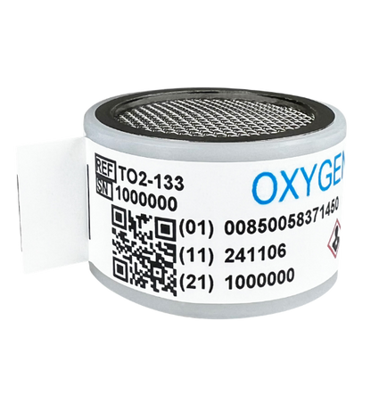 TO2-133 Trace PPM Oxygen Sensor - High-accuracy industrial replacement for Teledyne L-2C and Analytical Industries GPR-12-100.