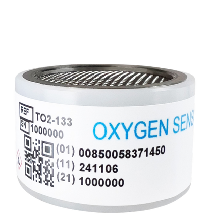 TO2-133 Trace PPM Oxygen Sensor fuel cell for high-precision industrial gas monitoring.