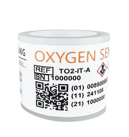TO2-1T-A Trace PPM Oxygen Sensor with acid-resistant fuel cell technology for gas analysis in CO2 environments.