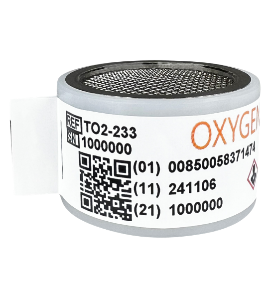 TO2-233 Trace PPM Oxygen Sensor - High-accuracy replacement for Teledyne L-2C and Analytical Industries GPR-12-100.