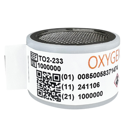 TO2-233 Trace PPM Oxygen Sensor - High-accuracy replacement for Teledyne L-2C and Analytical Industries GPR-12-100.