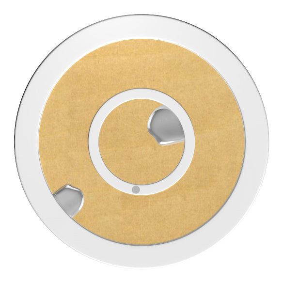 Internal gold-plated sensing plate for Southland Sensing industrial oxygen sensors providing high electrical conductivity